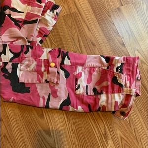 Pink Cami Pants  + Plain Pink Crop Top